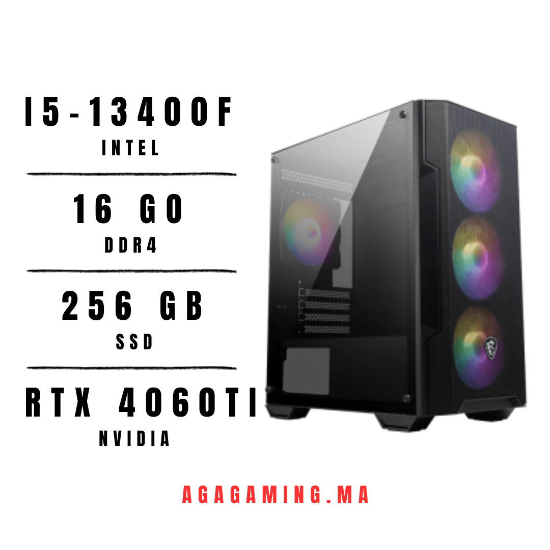 PC Gamer MSI i5 13400F RTX 4060TI PC Gamer MSI i5 13400F RTX 4060TI